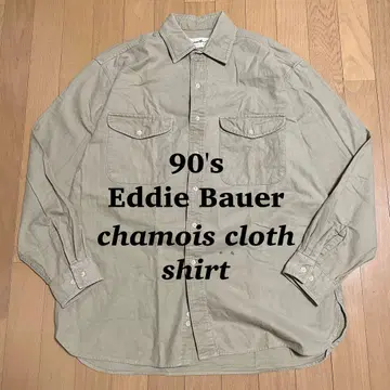 Eddie Bauer 에디 바우어 90's 샤모아 크로스 긴팔 셔츠