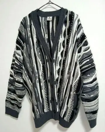 니코앤드 스트라이프 올 패턴 가디건 XL 상당