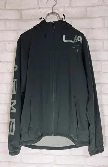 Under Armour 후드 부착 자켓 남성용 다크 그린