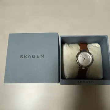 SKAGEN 실버 손목시계 (쿼츠)