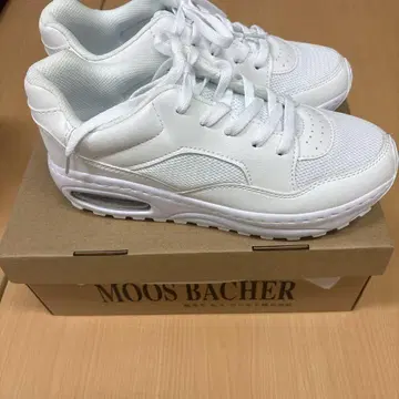 MOUS BACHER 화이트 스니커즈 26.5cm