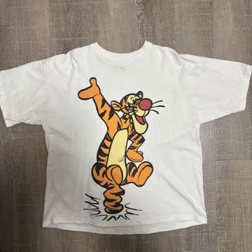 초레어 90s 빈티지 Disney 티거 T셔츠