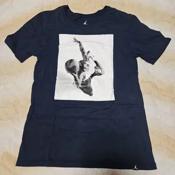 조던 프린트 티셔츠 네이비 S