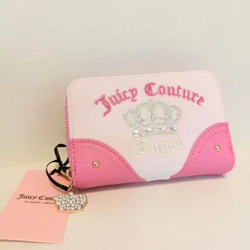 [ 미사용 새상품 ] Juicy Couture 벨로아 접이식 지갑 핑크