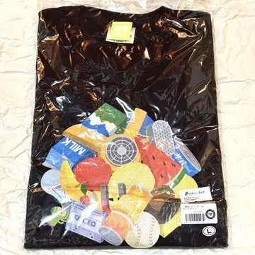 카타마리다마시 T셔츠 왕자 블랙 L사이즈 미개봉 새상품 팝업 스토어