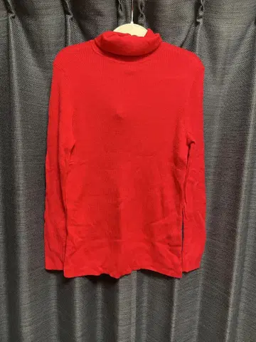 UNIQLO 터틀넥 스웨터 3XL 빨간색