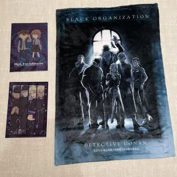 명탐정 코난 흑철의 어영 [ 담요 BLACK CROWSING 비주얼