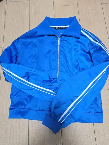 ZARA 블루 바시티 자켓