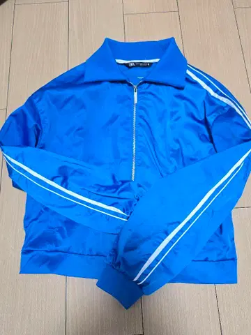 ZARA 블루 바시티 자켓