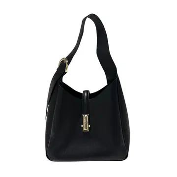 [새상품급] snidel 프론트 미디 메탈 백 블랙