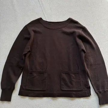 MHL, 브라운 포켓 부착 스웨터 사이즈 II 마가렛호웰