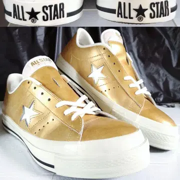 새상품급 일본제 CONVERSE ONESTAR 와 브론즈 골드 금