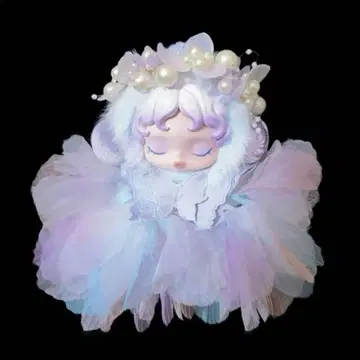 SKULLPANDA LABUBU 스컬팬더 옷 갈아입기  의류 보라색