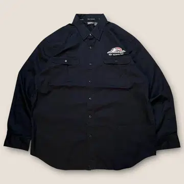 할리데이비슨 셔츠 블랙 할리 로고 자수 디자인