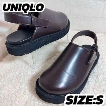 고품질 UNIQLO :C 크로그 신발 사이즈 L 브라운