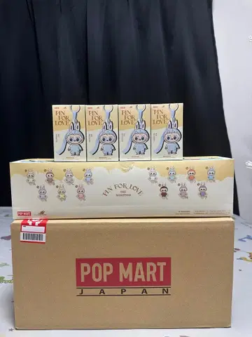 러브럽 PIN FOR LOVE 시리즈 봉제 인형 (A-M) 피스 4개