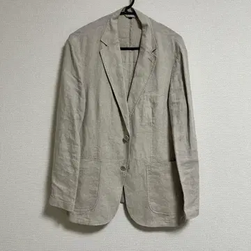 무인양품 린넨 베이지 테일러드 자켓