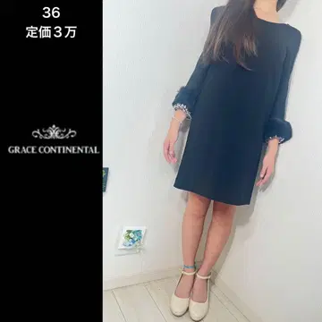 w106 GRACE CONTINENTAL 미니 원피스 36 토끼