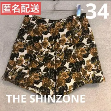 새상품급 THE SHINZONE 숏팬츠 꽃무늬