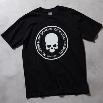 NUMBER(N)INE 넘버나인 스컬 블랙 T셔츠 4 L