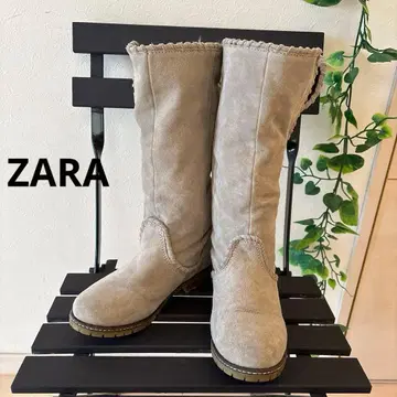 ZARA 트라팔룩 자라 트라팔룩 부츠 37-24cm 그레이지 계열