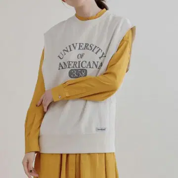 Americana x JEANS FACTORY 맨투맨 베스트
