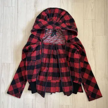 Bernhard Willhelm 2008 A/W 아카이브 체크 블루종