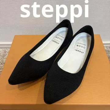 steppi 스테피 펌프스 플랫 스틸레토 블랙