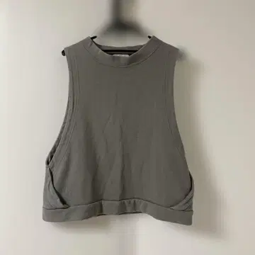 TROIS 그레이 니트 베스트