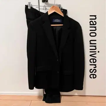 nano universe 겨울용 울 셋업 M 블랙