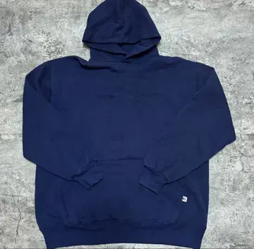러셀 네이비 후드 부착 후드티 미국제
