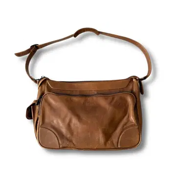 00s vintage leather shoulder bag