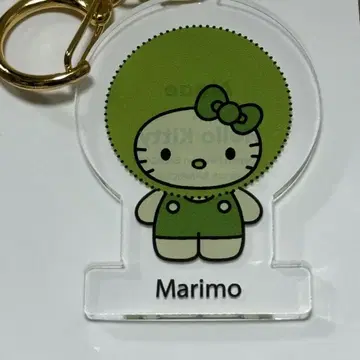 오사카 간사이 만박 일본관 한정판 산리오 모 키티 아크릴 키링 마리모