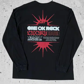 ONEOKROCK 원오크록 롱티 롱 슬리브 티셔츠 투어 티셔츠 원오크