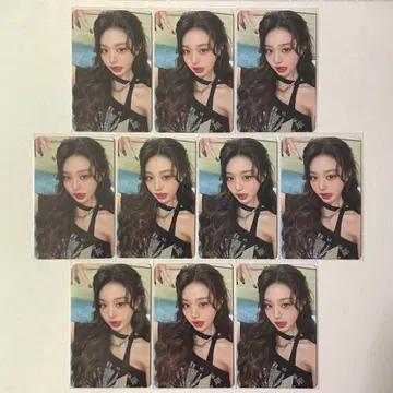 IVE 원영 Be Alright 솔로 자켓반 봉입 트레이딩 카드 10장