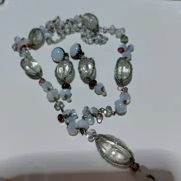 imac 스톤 목걸이와 귀찌