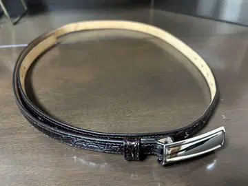 namacheko croco belt 다크 브라운