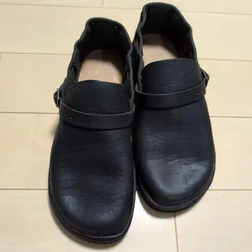 [ 새상품 ] 오로라 슈즈 7D 미들 인글리쉬 블랙 24cm