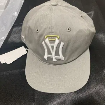 AEAE 그레이 NY 자수 야구 모자