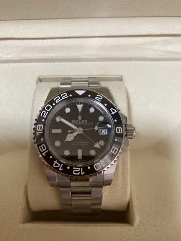 자동 와인딩 손목시계 GMT-Master II 블랙 타입