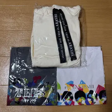 아라시 THIS IS ARASHI 후드티 T셔츠 3종 세트