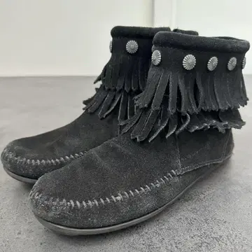 Minnetonka y2k archive 프린지 스웨이드 숏부츠