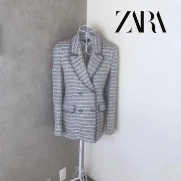 자라 1회 착용 트위드 자켓