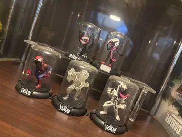 도미즈 시크릿 스파이더맨 베놈 피규어 5체