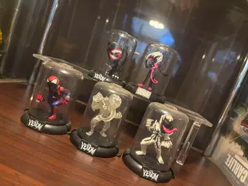 도미즈 시크릿 스파이더맨 베놈 피규어 5체