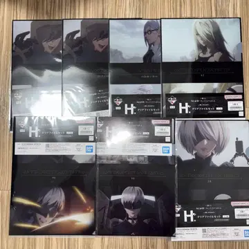 [ 미개봉 ] 제일복권 니어 오토마타 H상 클리어 파일 세트 6종 7매