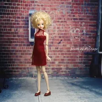 msdr-25-4946 홀터넥 원피스 세트 (momoko 등용)