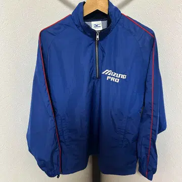 MIZUNO Pro 미즈노 프로 하프 지퍼 나일론 자켓 M