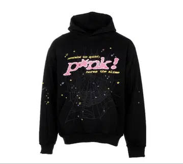 sp5der web hoodie punk 스파이더 후드티 S 정품