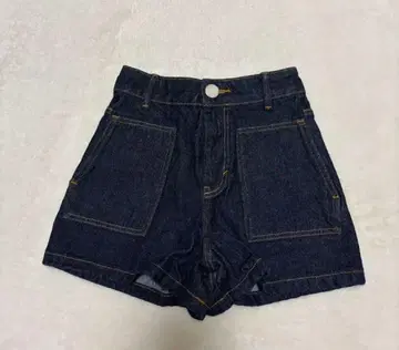 ZARA 다크 블루 데님 숏팬츠